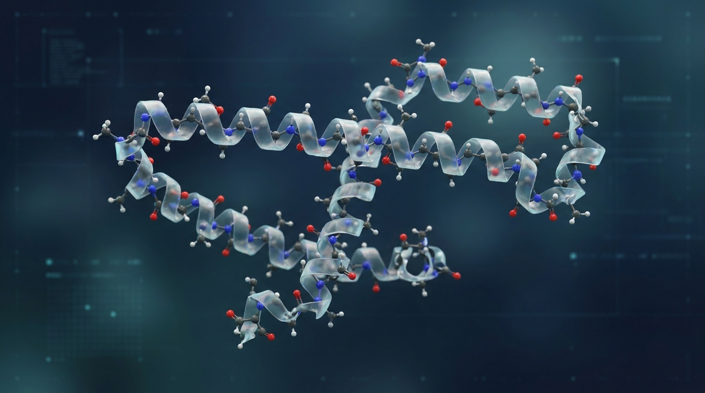 Retatrutide 3D molecular structure
