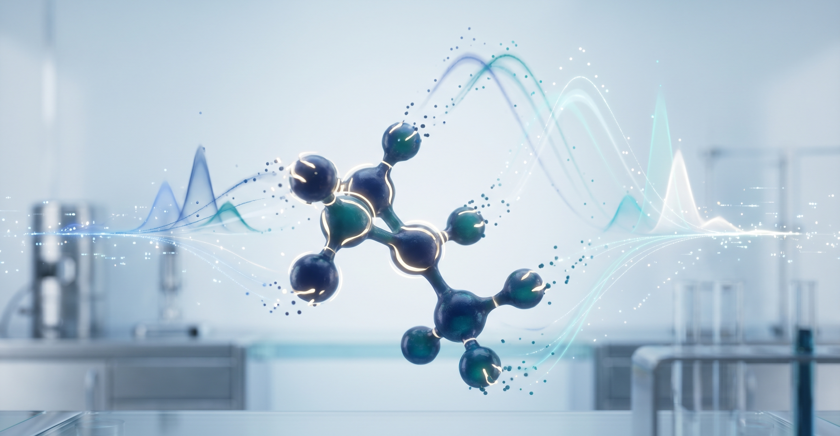 Mass spectrometry identity analysis illustration