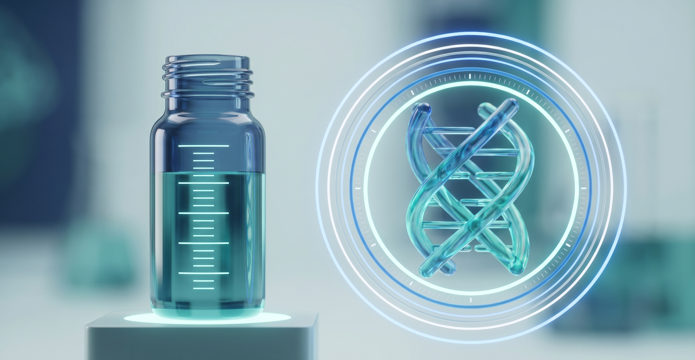 Peptide concentration quantification illustration